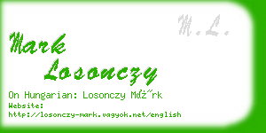 mark losonczy business card